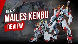 REVIEW GUNDAM Chi Tiết Mẫu HG 172 MAILES KENBU  Kyoukai Senki  AMAIM WARRIOR [upl. by Haldi]