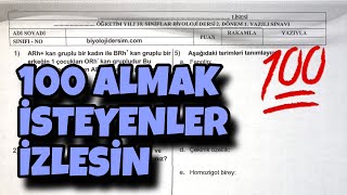 10Sınıf Biyoloji 2Dönem 1Yazılı [upl. by Lionello807]