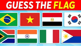 🚩 Guess the Country by the Flag 🌍  World Flags Quiz 🧠🤯 [upl. by Dolf]