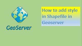 How to add style in shapefile in geoserver  using sld [upl. by Kettie]