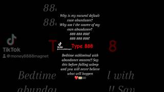 888 abundance mantra play this before bed and change your life 888 mantra manifestation [upl. by Teilo]