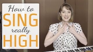 How to sing really high  Voice lesson on how to sing higher [upl. by Quintie303]