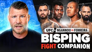 BISPING LIVE  UFC VEGAS 99  FRANCIS NGANNOU vs RENAN FERREIRA Fight Companion [upl. by Aneela]