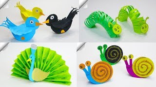 6 DIY paper crafts  Paper toys [upl. by Leuqim]