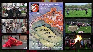 2016 Samhain Wild Hunt Celebrations in Glastonbury [upl. by Aicilas139]