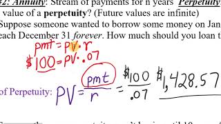 Basic Financial Math 2 Annuities and Perpetuities [upl. by Crelin]