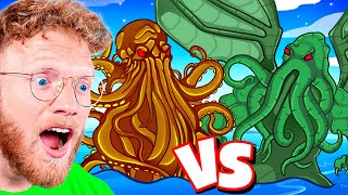 BeckBros React To KRAKEN vs CTHULHU who is stronger [upl. by Killarney130]