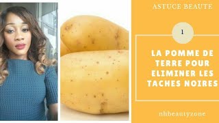 Unifier le teint rapidement avec la pomme de terre [upl. by Adnovay]