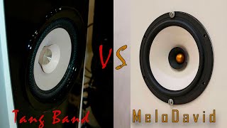 Широкополосный динамик Tang Band VS MeloDavid [upl. by Bertolde]