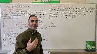 33 Optimization Problems Grade 12 Calculus MCV4U [upl. by Aryek815]