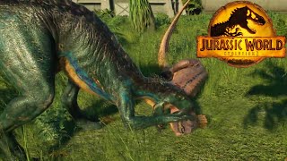 Indoraptor VS Cryolophosaurus  Jurassic World Evolution 2  RedFisch [upl. by North936]