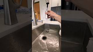 Kitchen faucet install plumbing kitchenfaucet kitchensink smartappliances [upl. by Rawde]