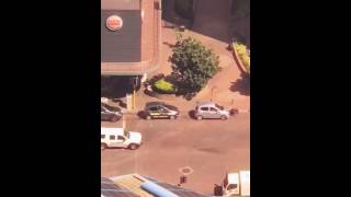 Cash in transit robbery Carlton centre Johannesburg CBD 20170403 [upl. by Aklim]