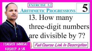 Ex 52 Q13 Class 10 Maths  Chapter 5 Arthmetic Progression  Exercise 52 [upl. by Adur]