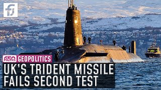 UK’s nuclear deterrent under scrutiny after Trident test failure [upl. by Rosamund]