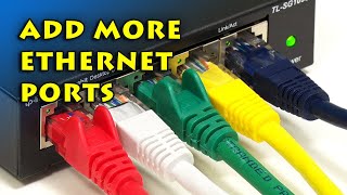 Adding Ethernet Ports with a Network Switch [upl. by Hardin]