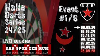 🎯 Halle Darts Series 202425  Event 16 🎯 [upl. by Neelahtak]