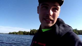 Walleye Fishing Hamlin Lake In Michigan [upl. by Ahsyad]