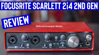 Focusrite Scarlett 2i4 2nd Gen REVIEW [upl. by Yriek]