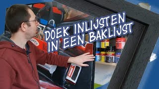 Doek inlijsten in een baklijst [upl. by Jessie]