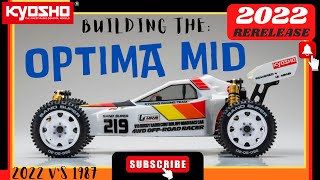 KYOSHO OPTIMA MID 2022 RERELEASE VINTAGE 4WD  HOW TO BUILD [upl. by Rafaela547]