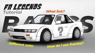 How to add liveries in FR Legends  Tutorial [upl. by Ailemap]