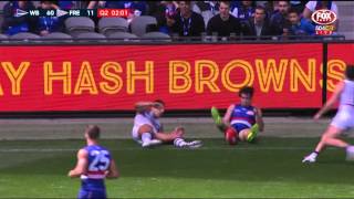 Round 1 AFL  Western Bulldogs v Fremantle Highlights [upl. by Llenor493]