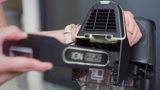 How to insertremove the ION Power Pack battery for your Shark ION™ cordless vacuum [upl. by Eulalie]