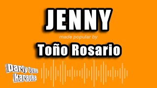 Toño Rosario  Jenny Versión Karaoke [upl. by Liborio]