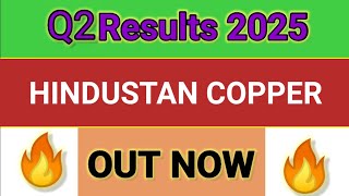 HINDUSTAN COPPER Q2 results 2025  HINDUSTAN COPPER results today  HINDUSTAN COPPER Share News [upl. by Lindeberg]