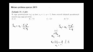 Ciąg geometryczny  zadania maturalne suma ciągu geometrycznego iloraz ciągu wzór ogólny Jak [upl. by Jacquenetta73]