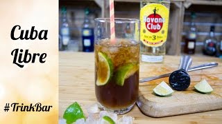 Cuba Libre  Cocktail selber machen  Rezept  Trinkbar [upl. by Aticilef]