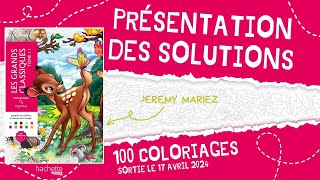 Les grands classiques tome 11  coloriages mystères Hachette Heroes  SOLUTIONS [upl. by Neelrihs]