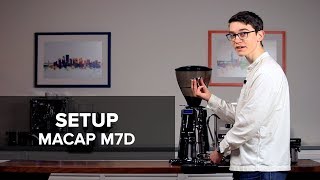 Macap M7D Espresso Grinder Setup Guide [upl. by Lindsley]