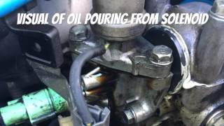 EXTREME OIL LEAK FIXED BSeries VTec Solenoid Seal Replacement [upl. by Llevel]