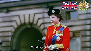 quotGod save the Queen quotNational Anthem of United Kingdom 19522022🇬🇧 [upl. by Nyleaj]