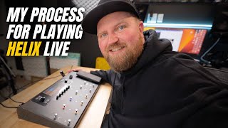 How I use the LINE 6 Helix LIVE with Snapshots [upl. by Jarred]