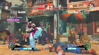 SSF4  RiceSRK JUR vs Justin Wong THA [upl. by Trab]