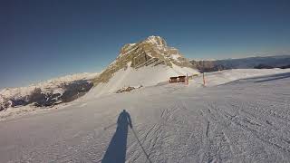 Dolomites Madonna di Campiglio to Folgarida amp Marilleva  Skiing with Rae [upl. by Kalin]