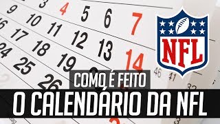 Como é feito o CALENDÁRIO da temporada da NFL [upl. by Oicanata]