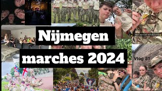 Nijmegen marches 2024 Vlog 31 [upl. by Ainitsirc542]