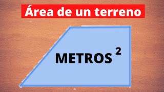 Como medir el área de un terreno irregular [upl. by Onitnatsnoc]