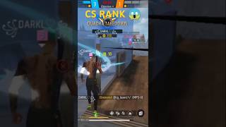 Dark gaming gameplay with CS RANK😱 viral short freefire garenafreefire freefiremax [upl. by Dumond]