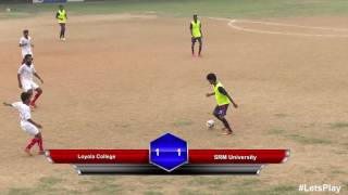 RFYS Chennai College Boys  Loyola College vs SRM University Highlights [upl. by Eilrak]