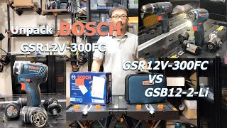 BOSCH GSR12V300FC GSR12V35FC intro unpacking test and VS GSB12V2Li 开箱简介测试对比操作 [upl. by Burwell412]