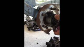 How to replace wheel bearings in boat trailer [upl. by Ydospahr]