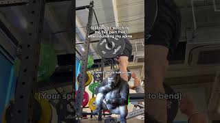 Ironback over Glassback 🦍🦍gym fitness workout glassback strong atg [upl. by Rumilly]