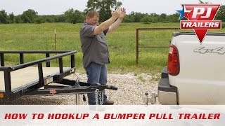 How to Hook Up a Bumper Pull Trailer [upl. by Sirdna]