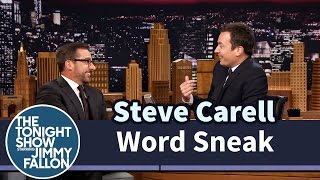 Word Sneak with Steve Carell [upl. by Jammin191]