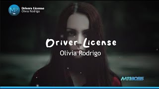 Olivia Rodrigo  Drivers License Lyrics Video [upl. by Rotberg]